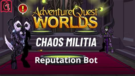 aqw chaos militia rep|Chaos Militia Faction .